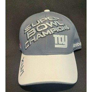 NFL NY Giants Conference Champions Super Bowl XLII 42 NFL Football Cap Hat